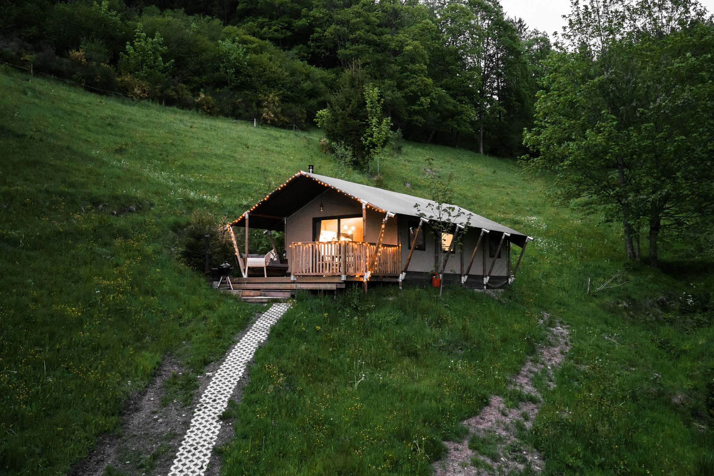 Zelthütte Tannenalm
