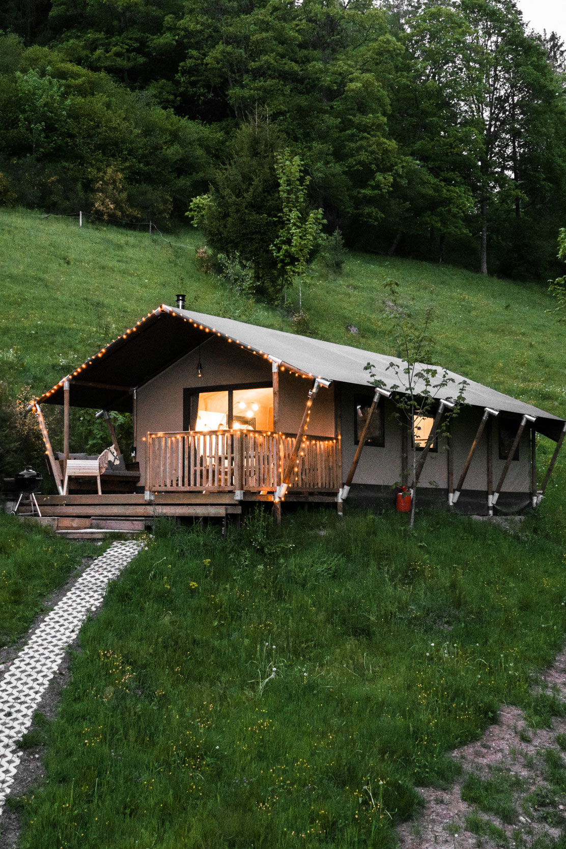 Zelthuette Tannenalm